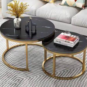 Double circle center table