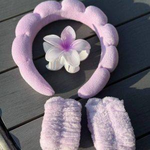 Complete hair band with claws