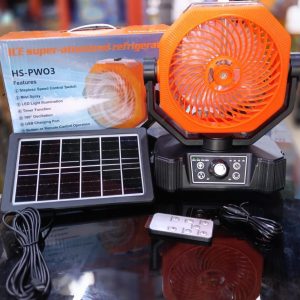 ICE SUPER ATOMIZED REFRIGERATION ROTATING SOLAR FAN