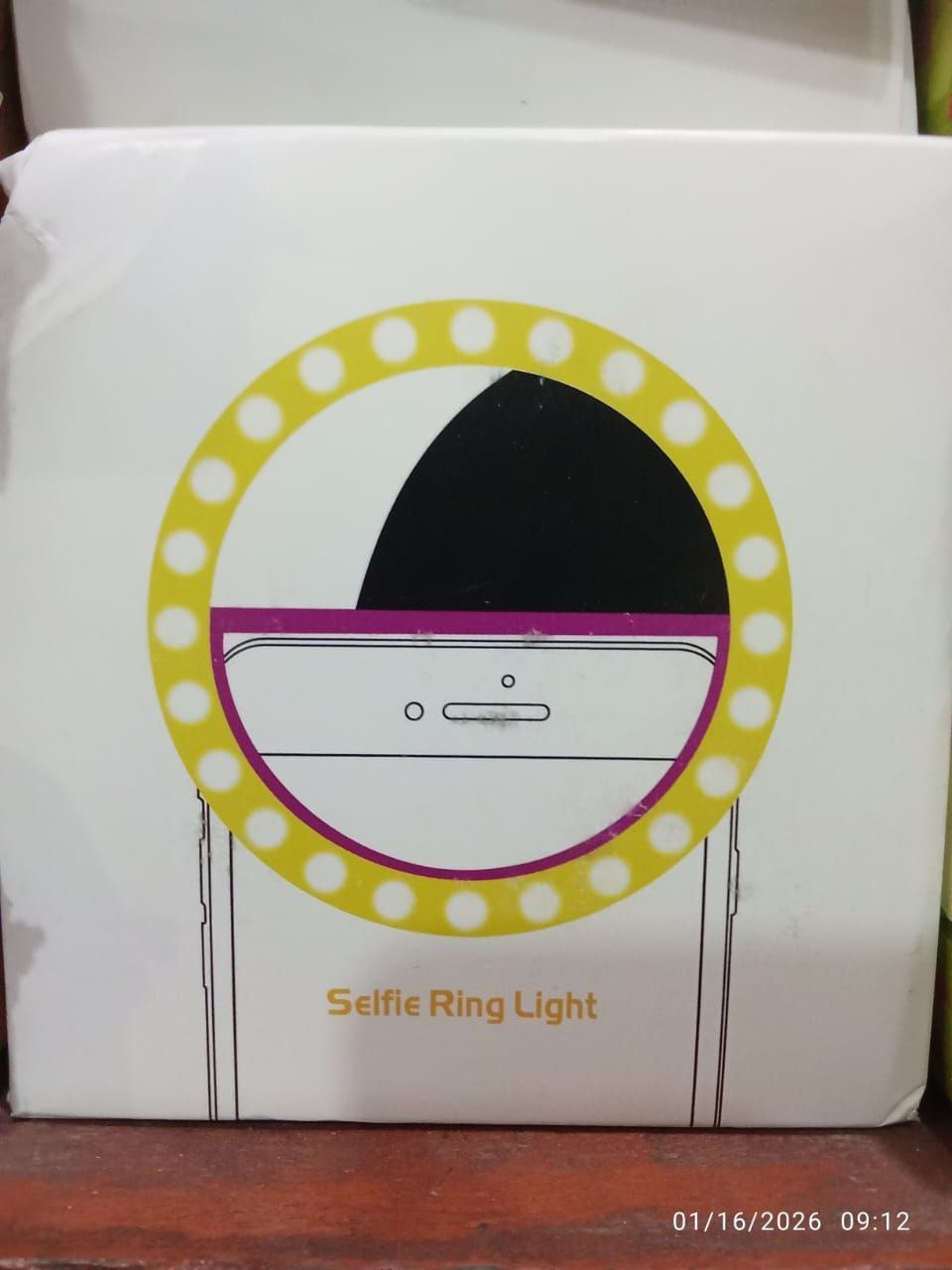 Rechargeable selfie ring light