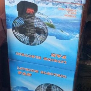 8"Lithuim rechargeable fan with two 48 volts  batteries