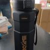 Black sport bottle