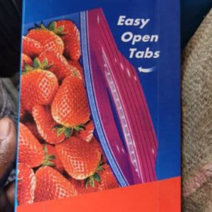 Zip lock Freezer Bag
