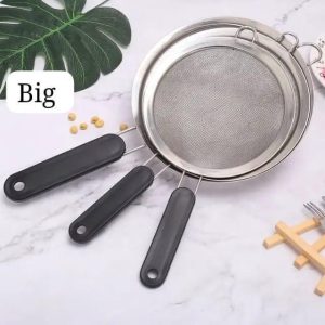 Black handle sieve